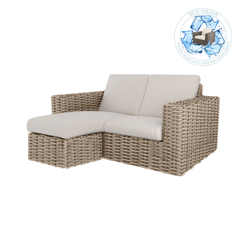 Mia Loveseat with Chaise Cushion