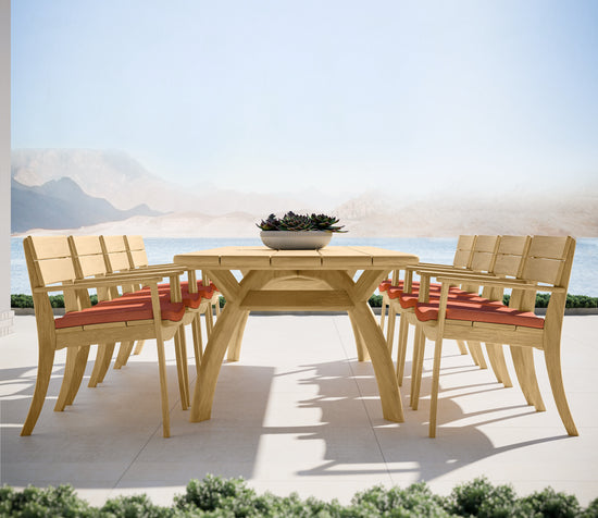 Sorrento 118" Rectangular Dining Table