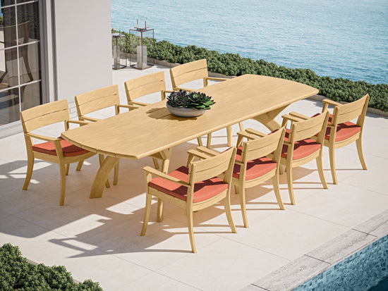 Sorrento 118" Rectangular Dining Table