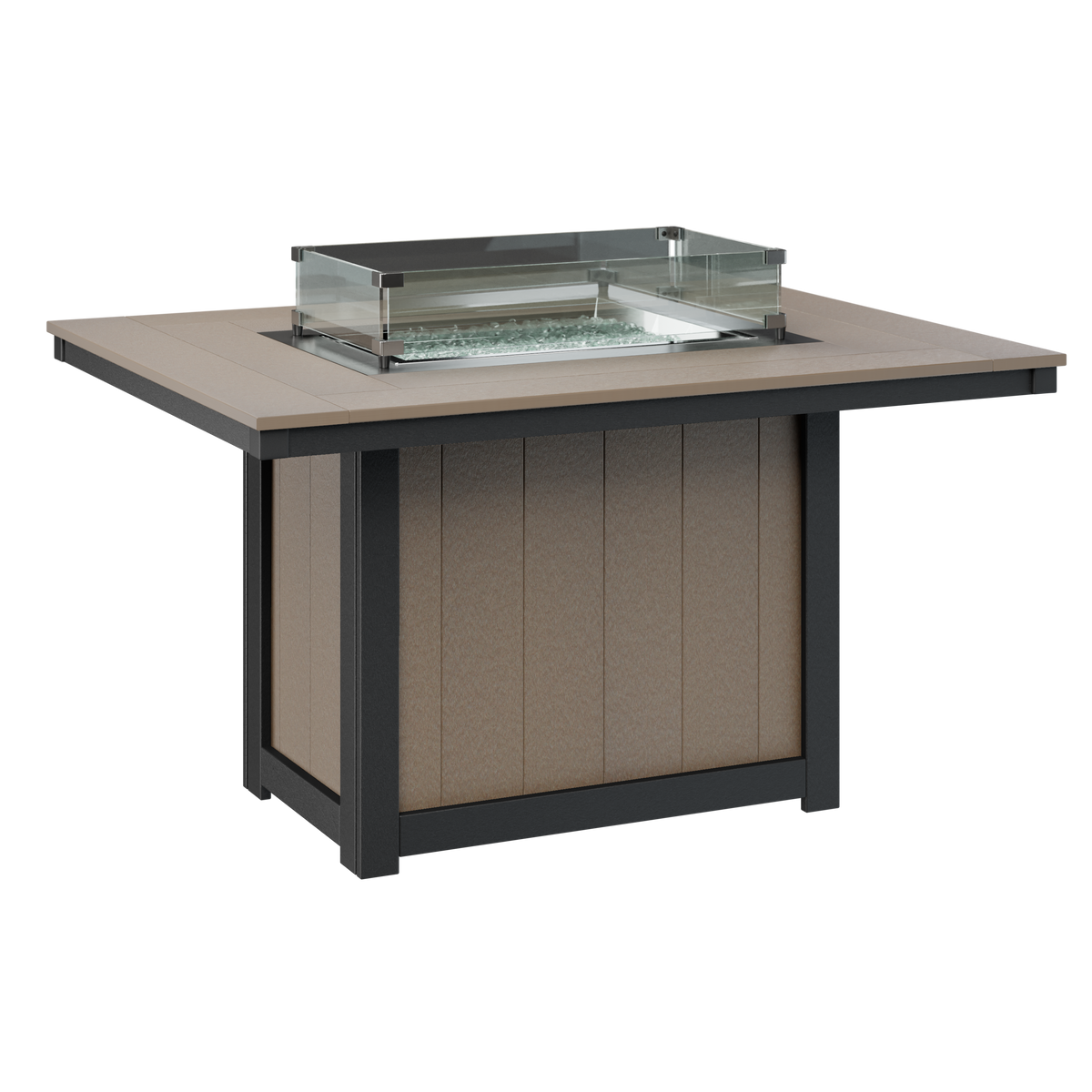 Donoma Rectangular Dining Fire Table Porch & Patio Casual Living