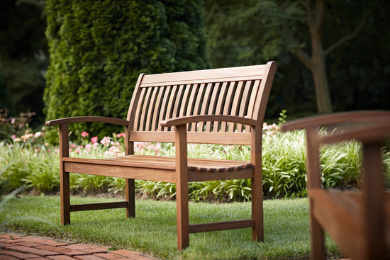 Heritage 55" Garden Bench with Arms