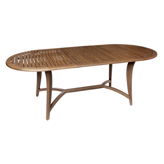 Topaz 65-87" Oval Butterfly Extension Dining Table